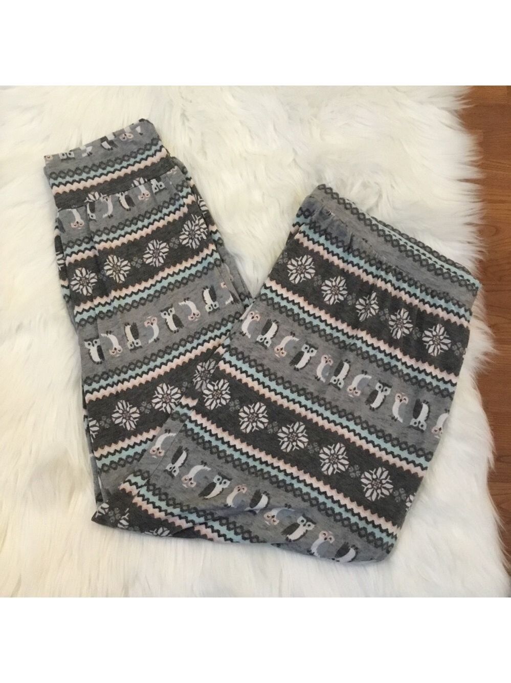 SONOMA XXL Owl themed pajama pants